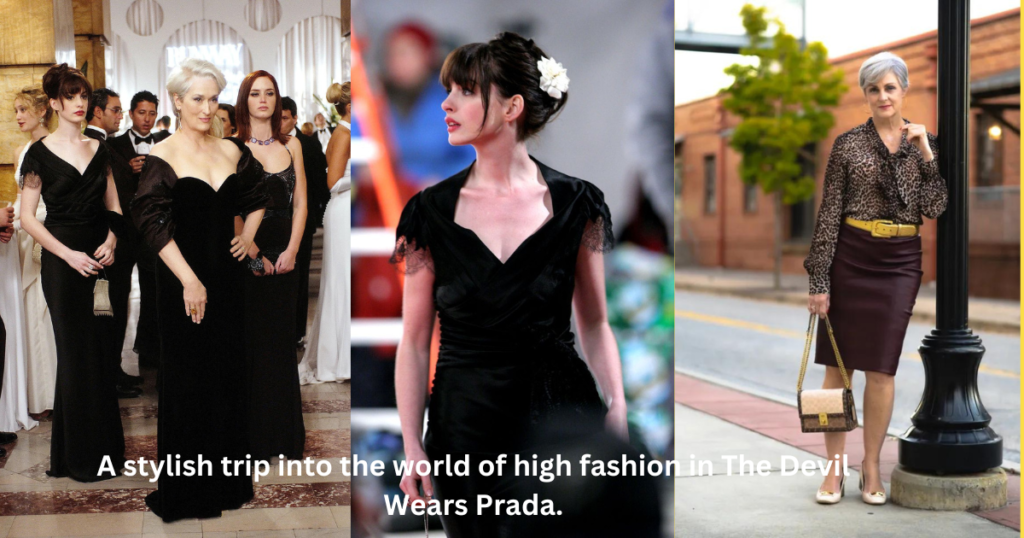 1. A stylish trip into the world of high fashion in "The Devil Wears Prada." 